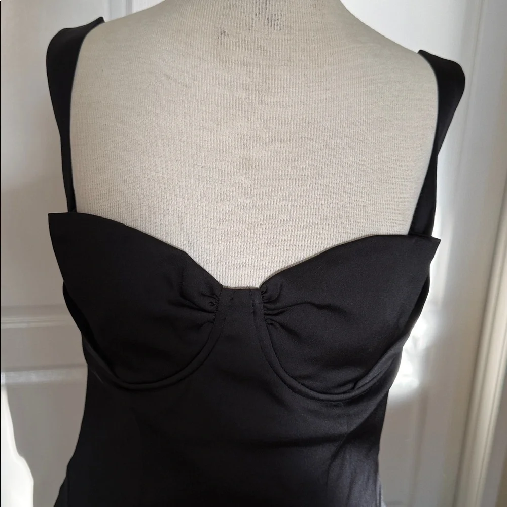 House of CB black mid length Dress size medium - Picture 15 of 15